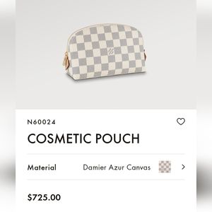 Louis Vuitton Cosmetic Pouch
